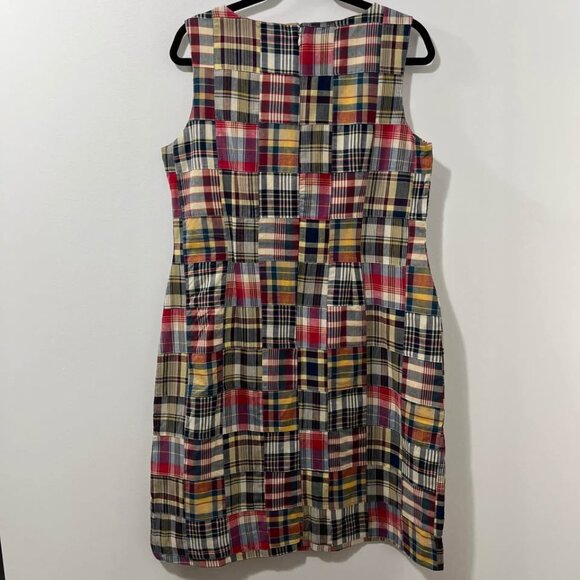 Madras Plaid Y2k Vintage Classic North Style Preppy Cottagecore Dress [Size 12] - Picture 6 of 10